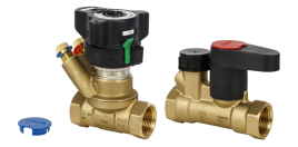 Клапаны балансировочный MSV-BD и запорный MSV-S DN25 комплект (003Z4153)(003Z4053), Danfoss