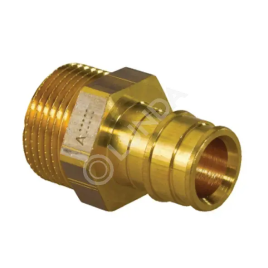 Штуцер Q&E латунный 20х3/4" НР (1033438), Uponor