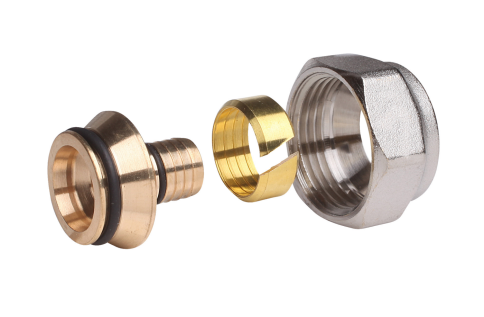 Фитинг уплотнительный для PEX-трубы 15х2.5 мм R 3/4" компл 
(013G4155), Danfoss фото 1